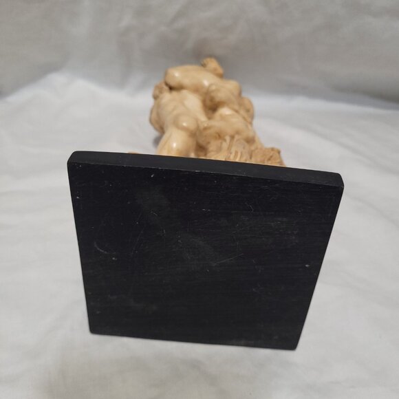 SOLD! G. Ruggeri Sculpture Italy Mythology Nude Hercules Diomedes Vintage 60's - Picture 14 of 16